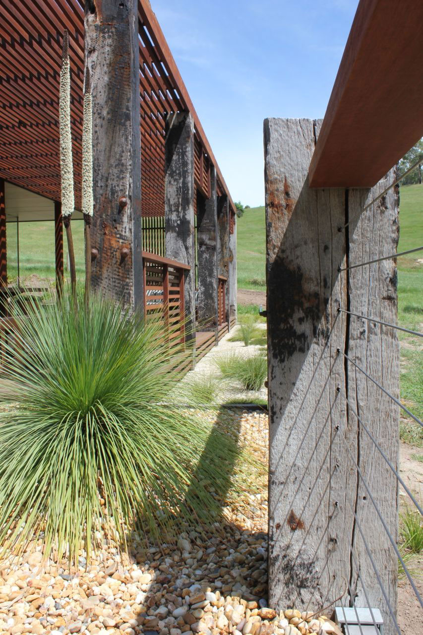 reclaimed timber for a natural design