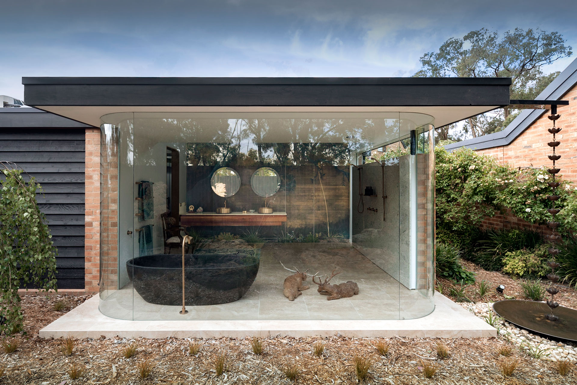 dream-home-design-4-asho-wonga-park Open plan bathroom design by ASHO Builders