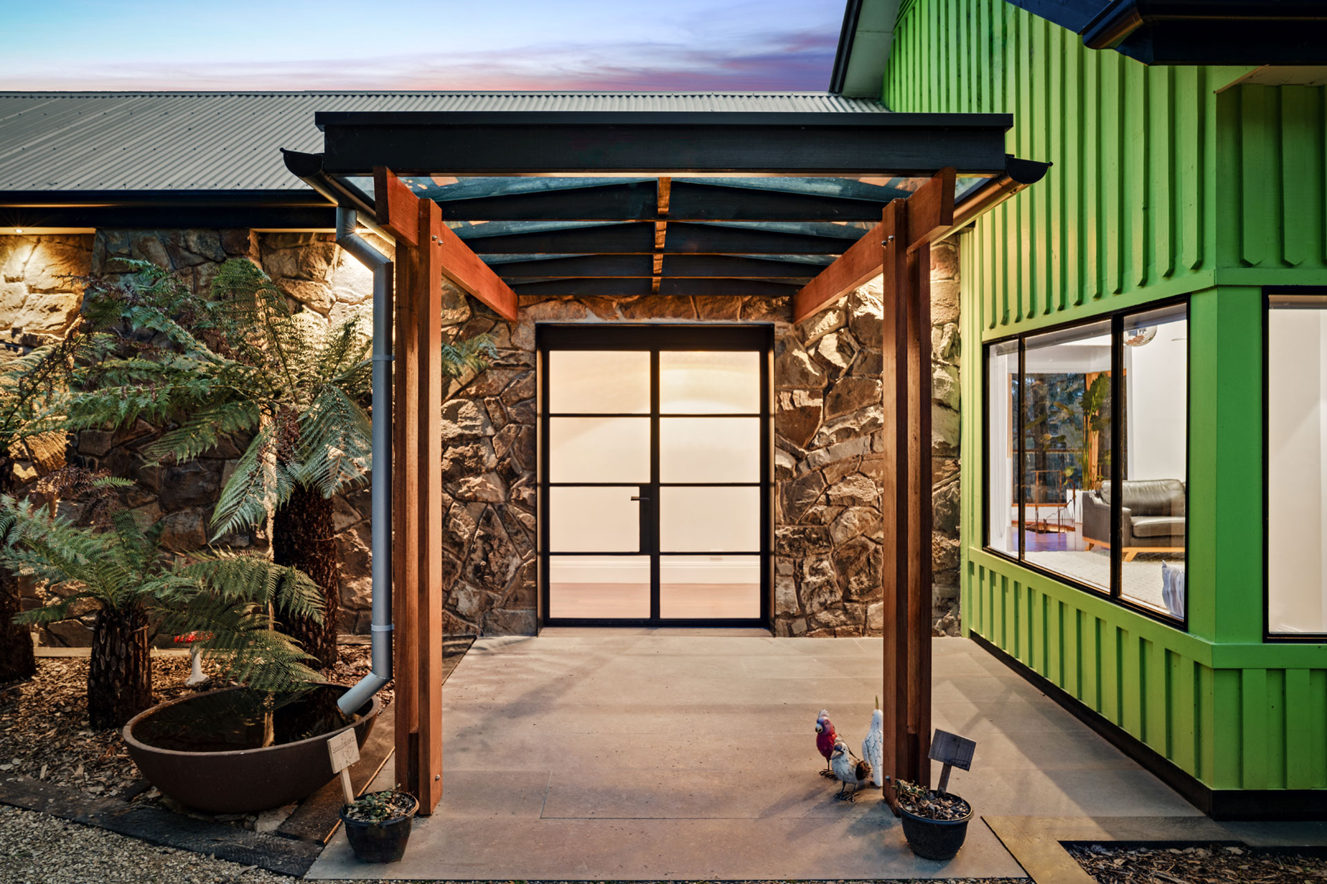 period features retained on building extensions